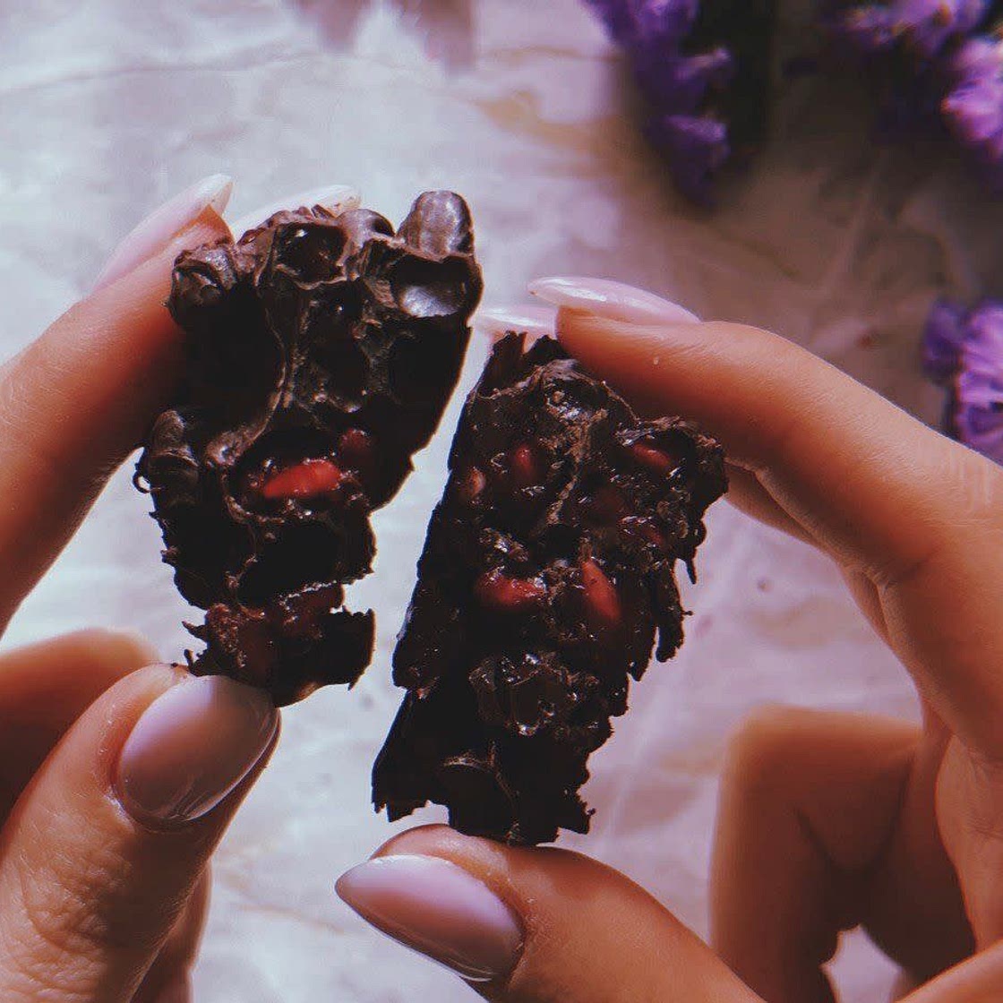 cioccolatini di melagrana