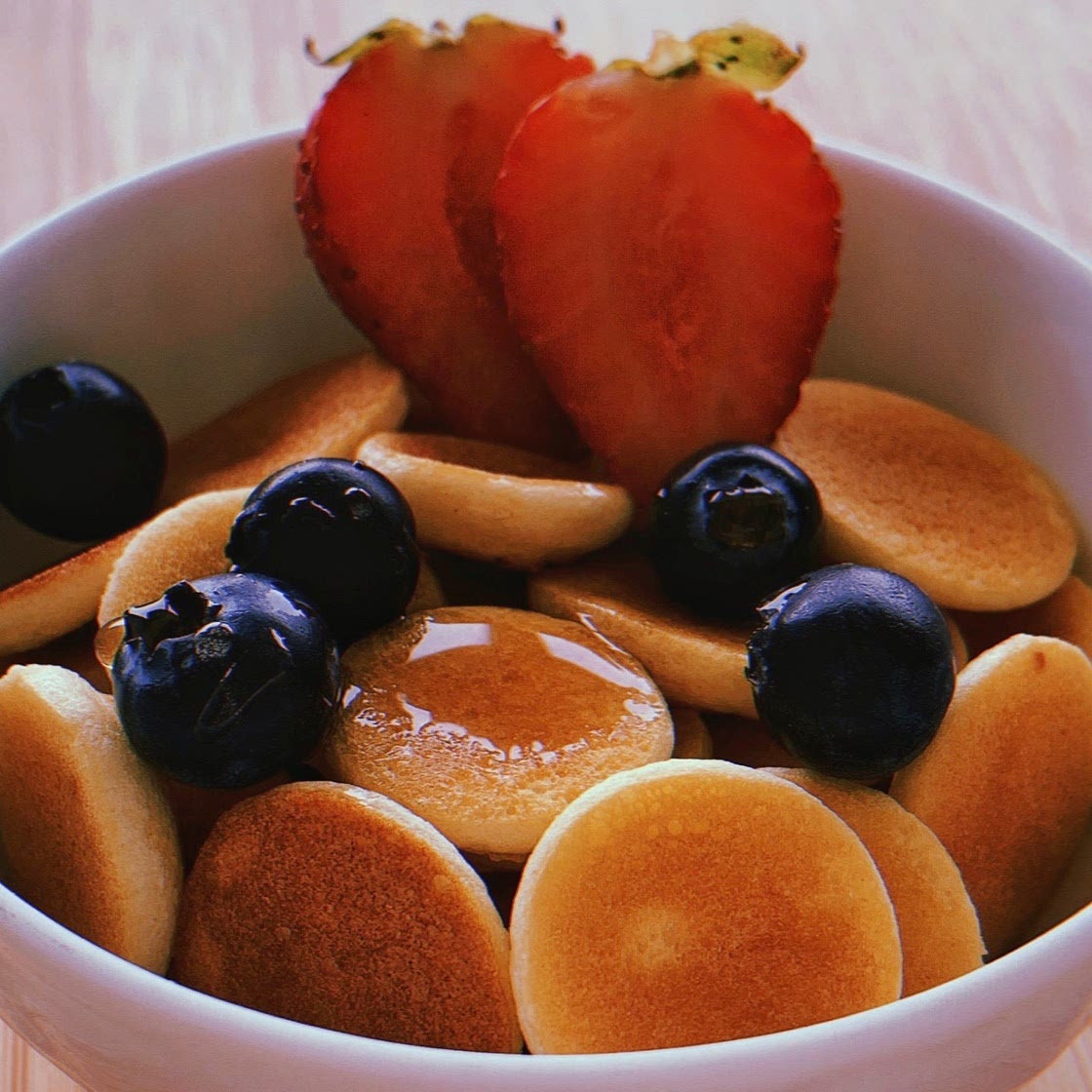 mini pancake cereal