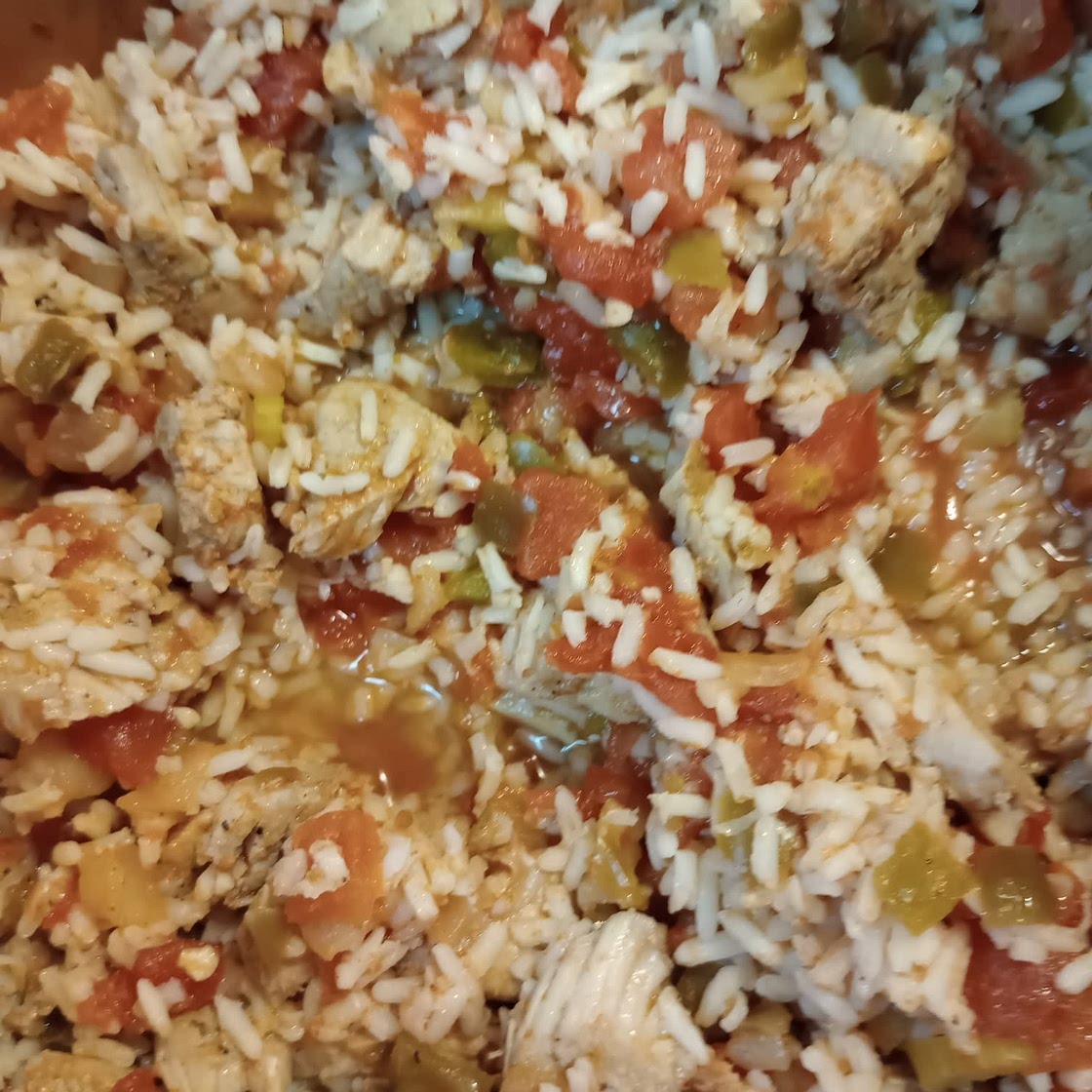 Pressure-Cooker Cajun Pork and Rice