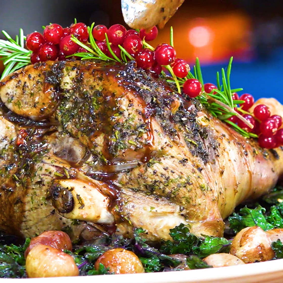 Lamb with Redcurrant Sauce