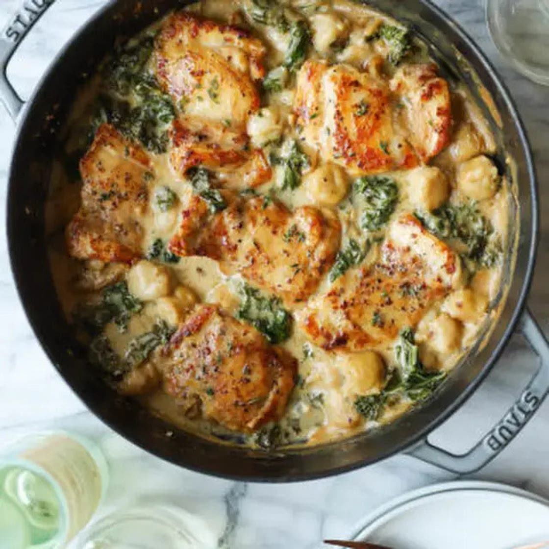 Creamy Chicken and Gnocchi
