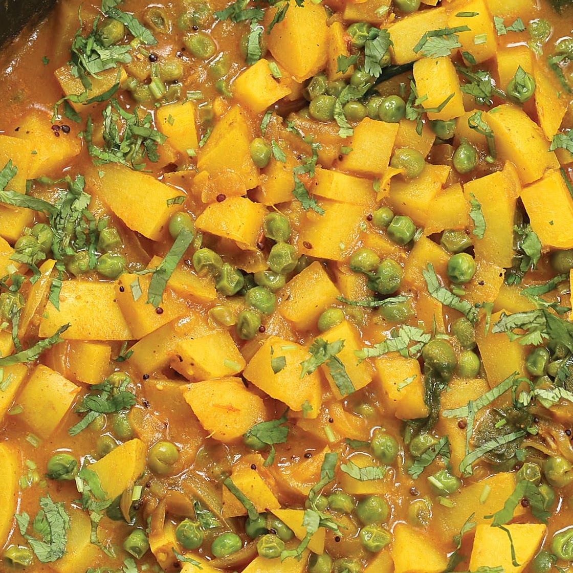 Bombay Potatoes and Peas