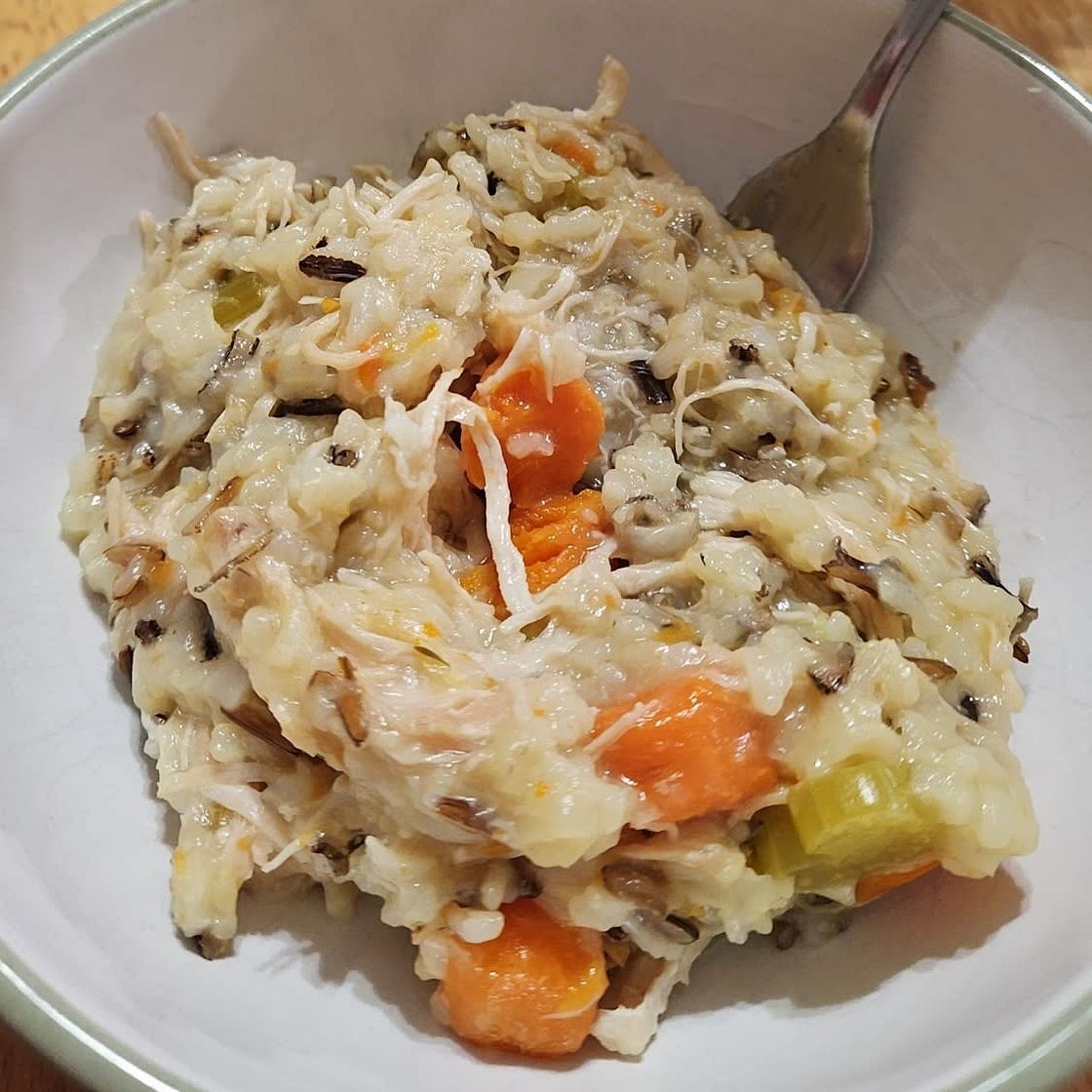 Copy-Cat Panera Cream of Chicken and Wild Rice Soup