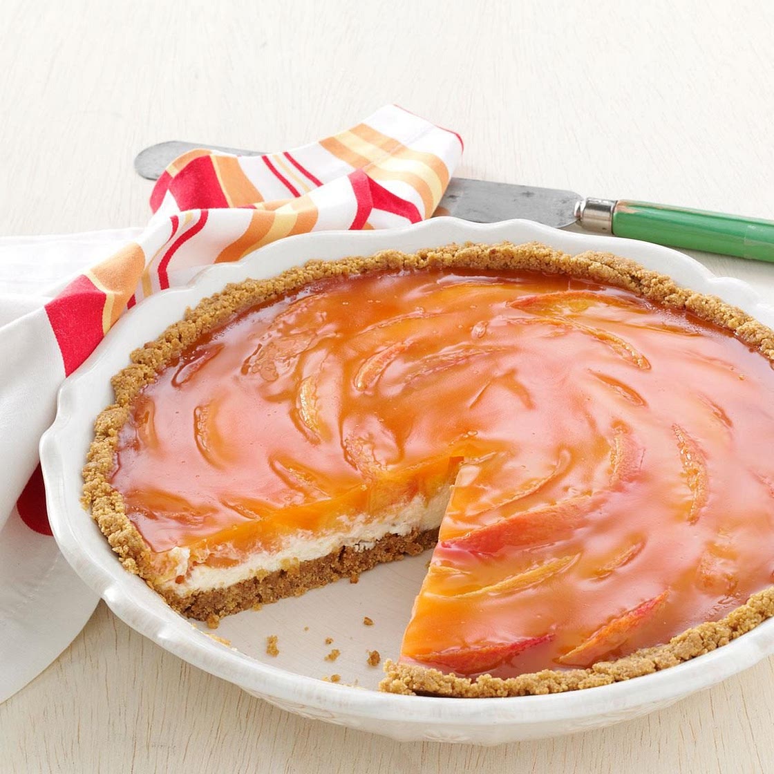 Sunny Peaches & Cream Pie
