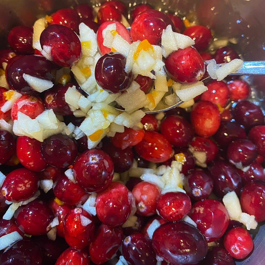 Cranberry Sauce with Apple & Vodka