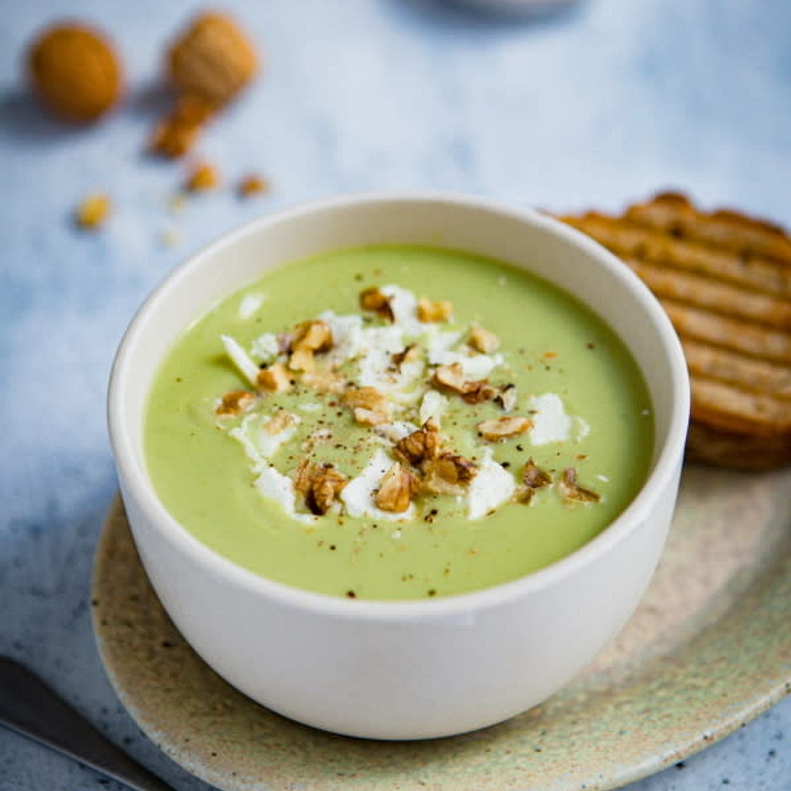 Soupe brocolis chèvre