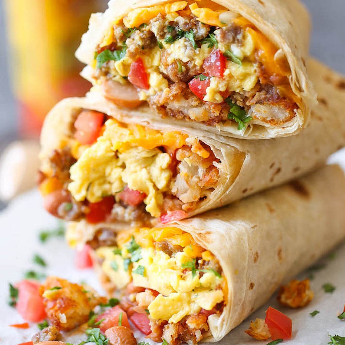 Meal Prep Breakfast Burritos