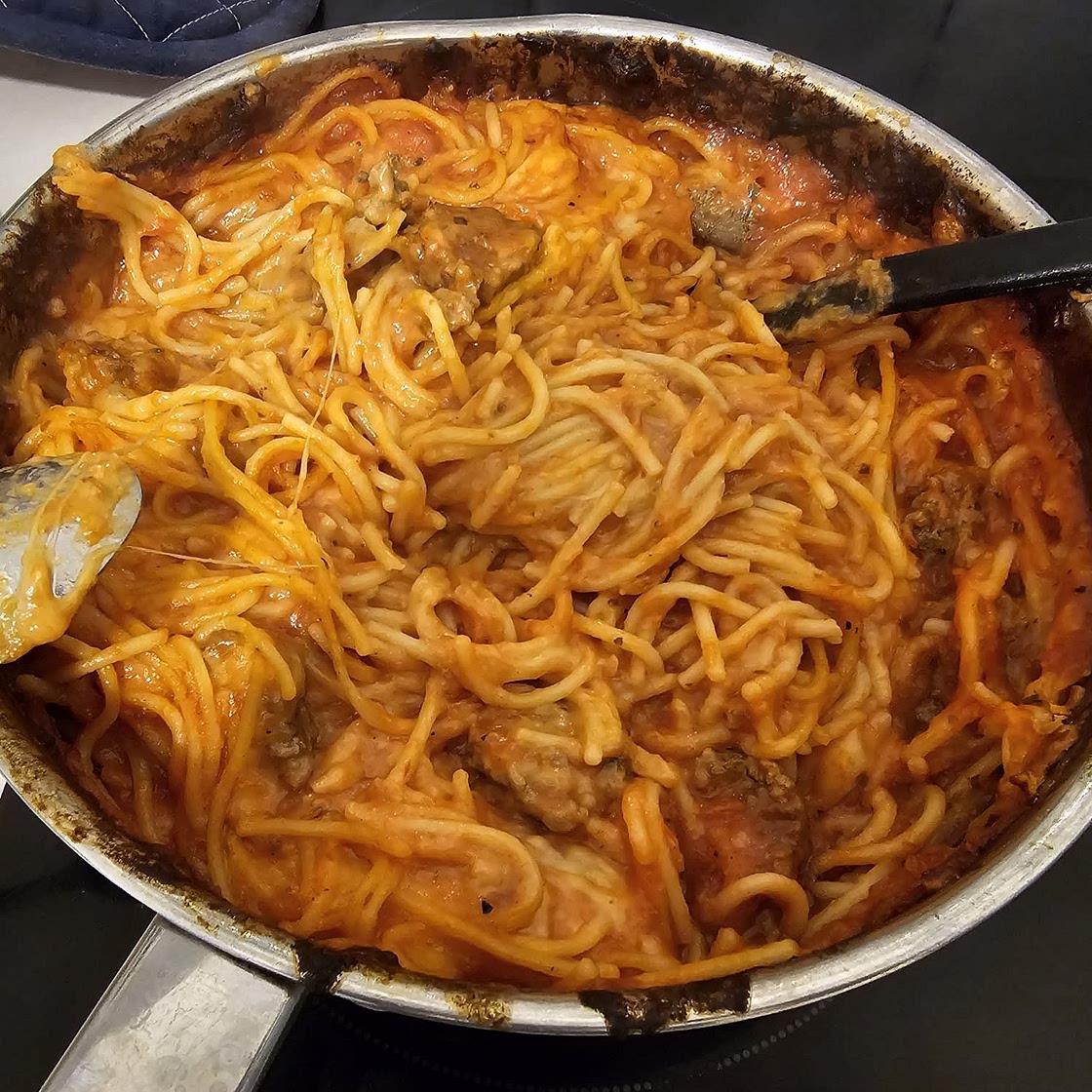 Baked Spaghetti & Meatballs