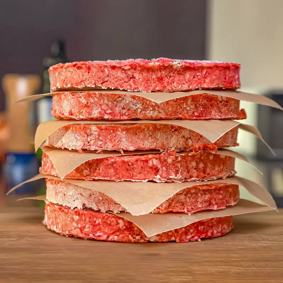 Frozen Hamburgers in Air Fryer
