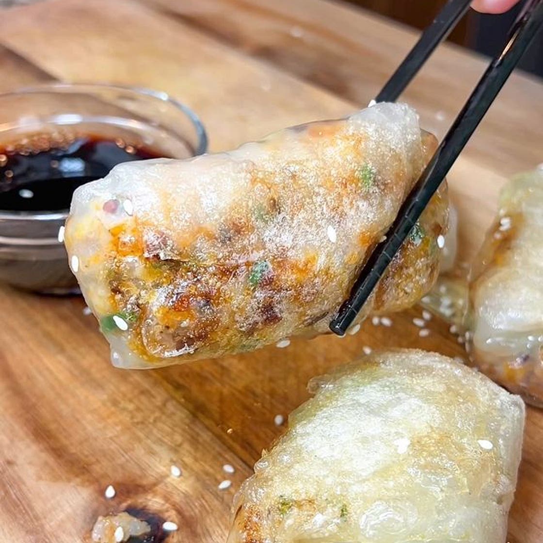 Crispy Shrimp Rice Paper Rolls