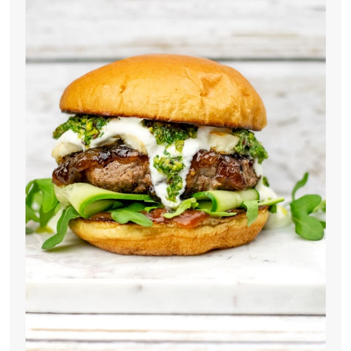 Moroccan Lamb Burger