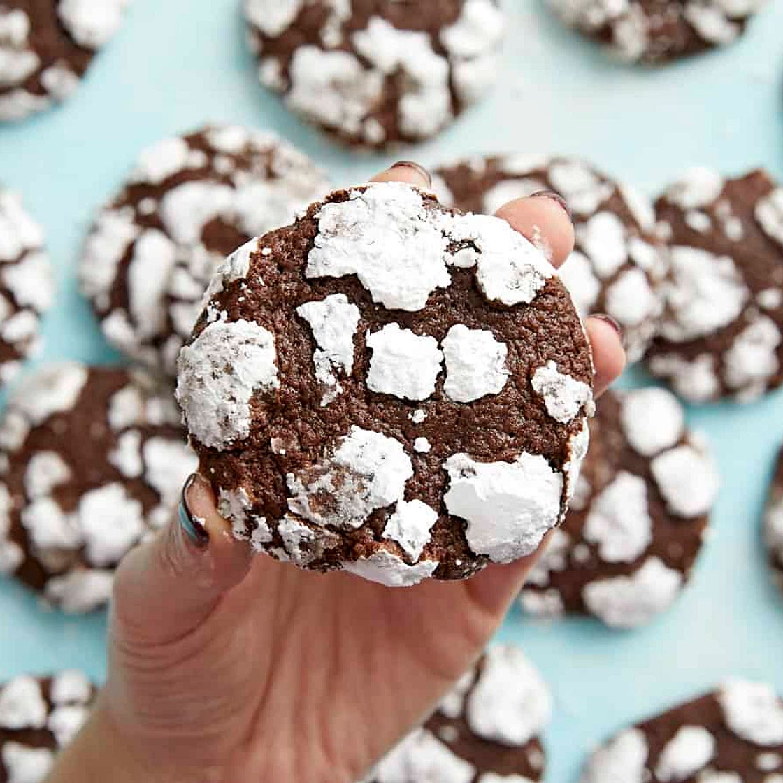 Chocolate Crinkle Cookies
