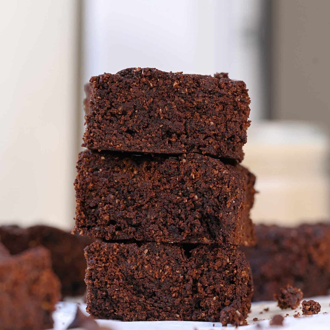 3 Ingredient Brownies with Banana
