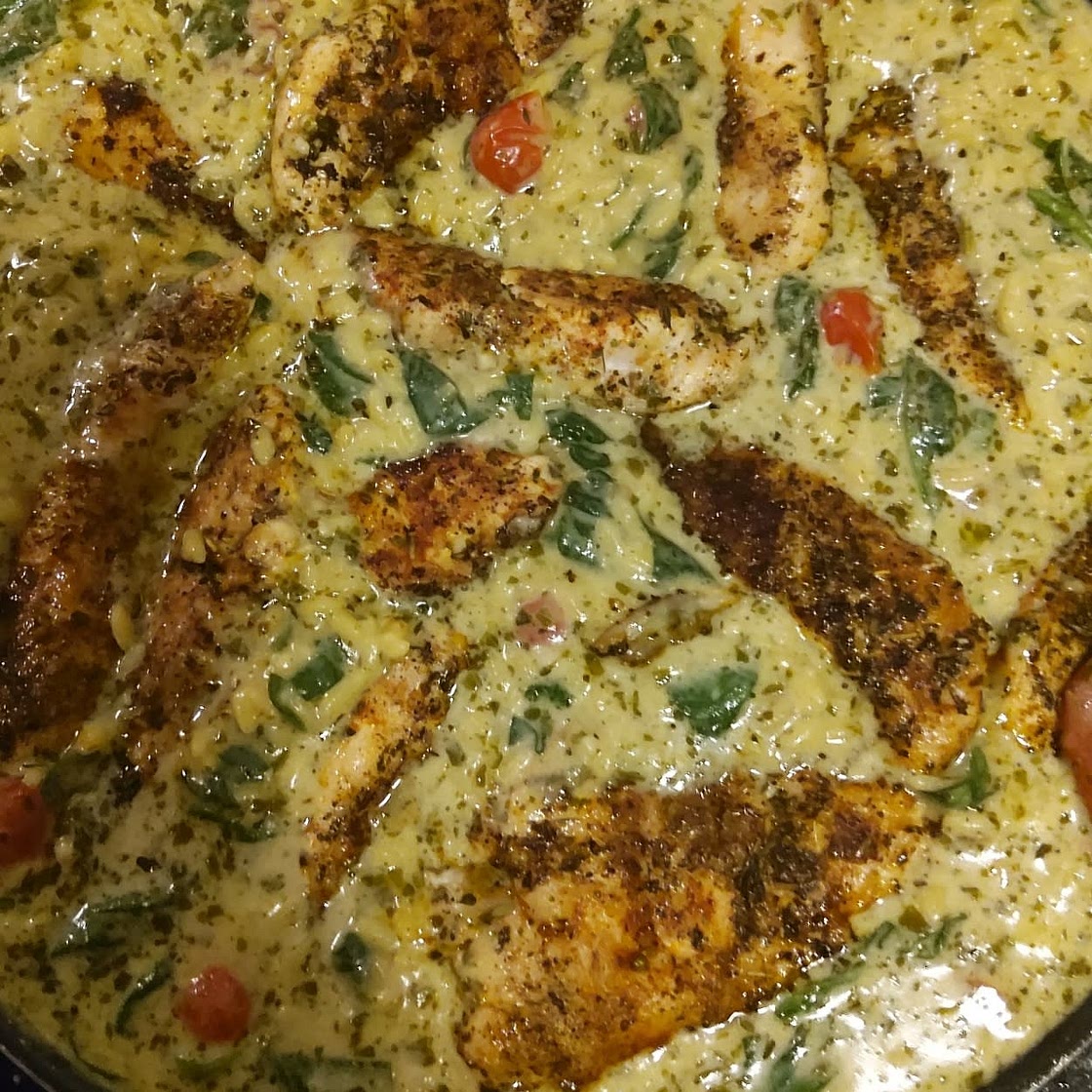 Chicken Orzo (30-Minutes, One-Pan)