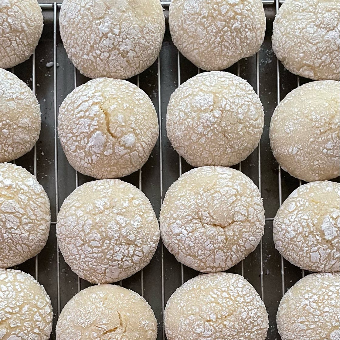 🍋🍪Lemon crinkle cookies