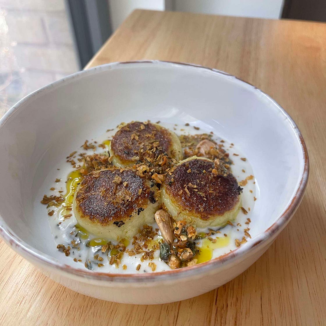 Potato patties in Laban Sauce
