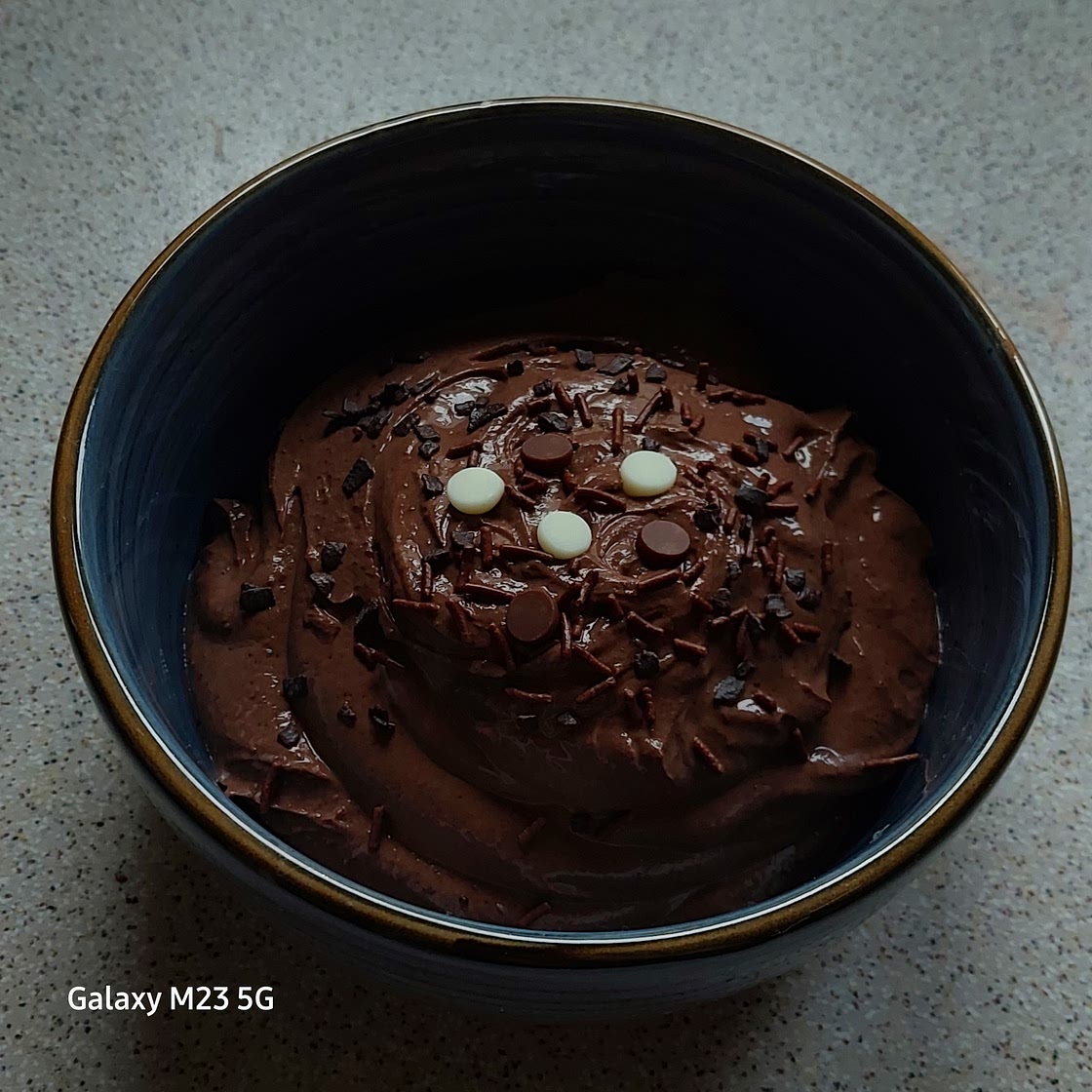 Healthier chocolate dessert