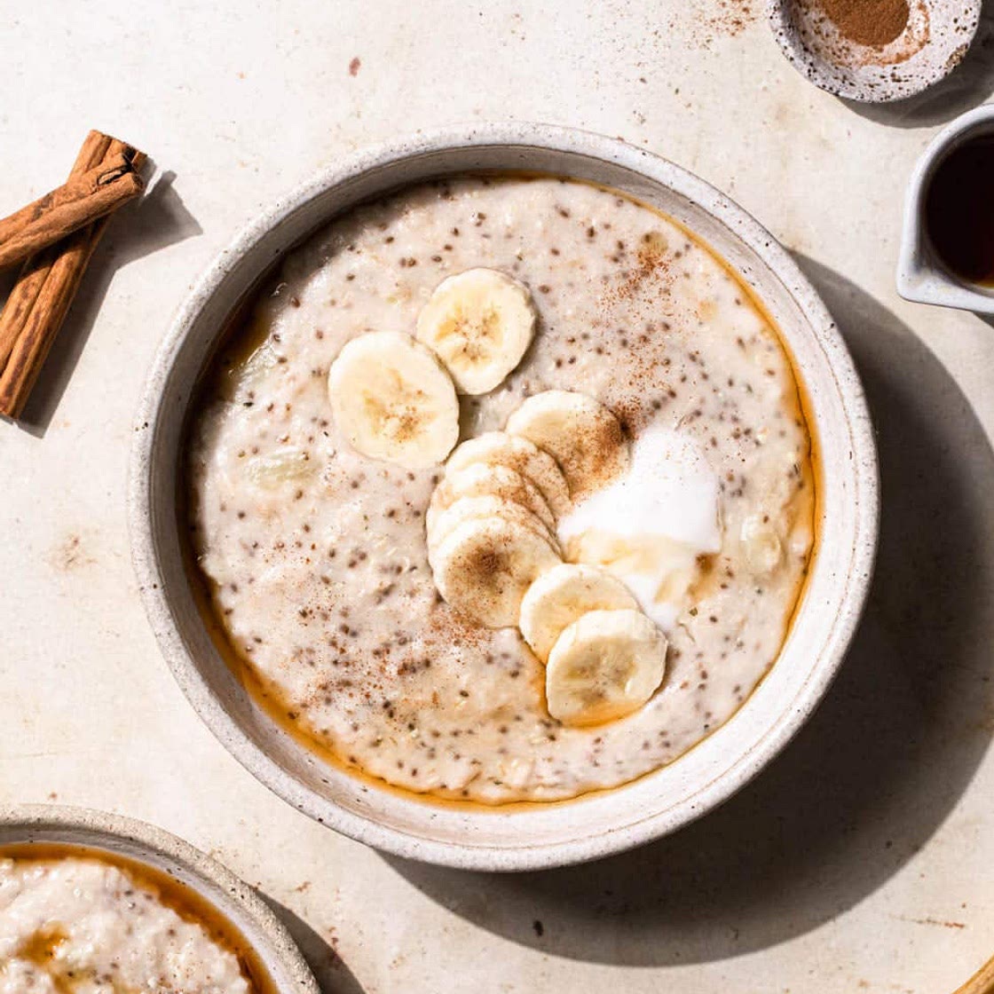 Winter spiced oatmeal