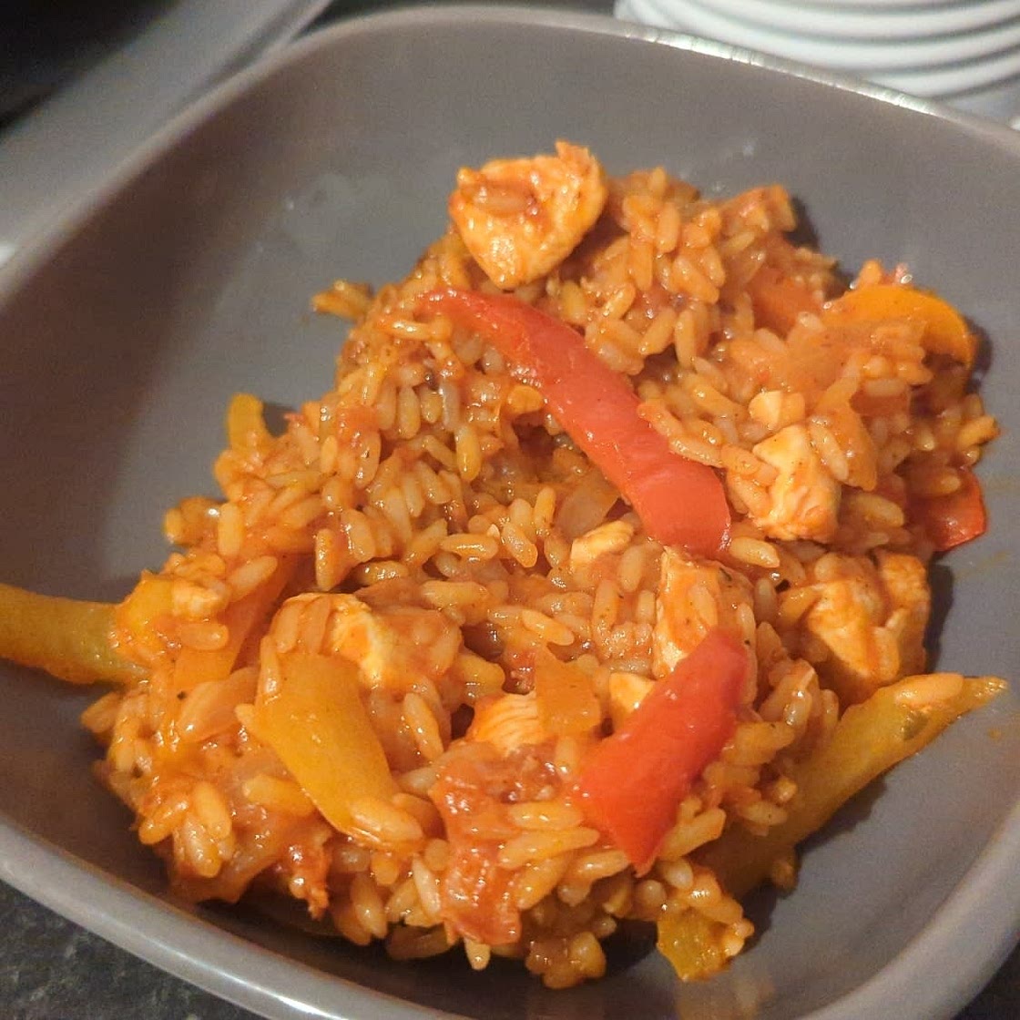 Chicken & chorizo jambalaya