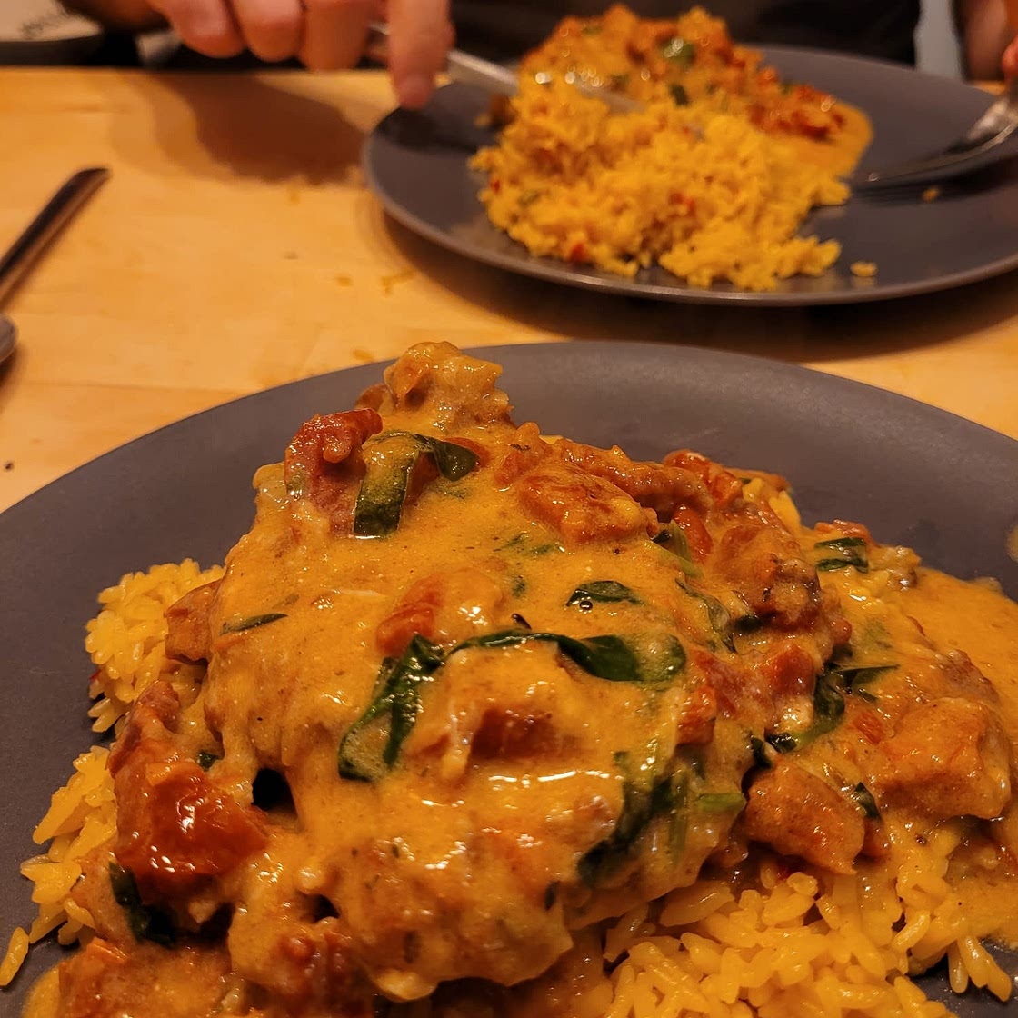 Tuscan Chicken in Parmesan Cream Sauce