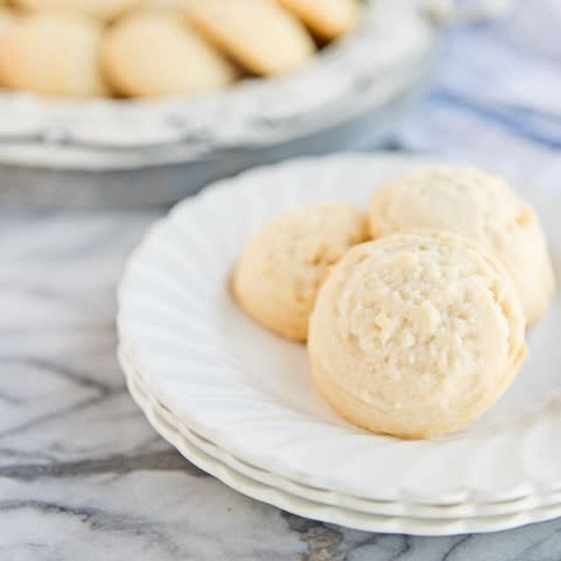 Whipped Shortbread Drop Cookies
