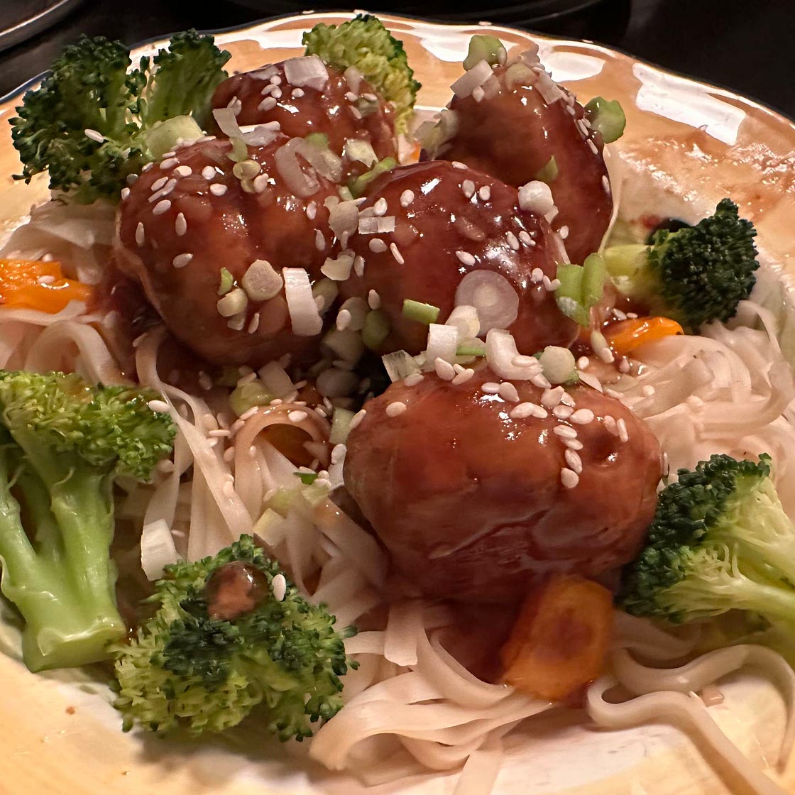 Boulettes collantes à l’asiatique