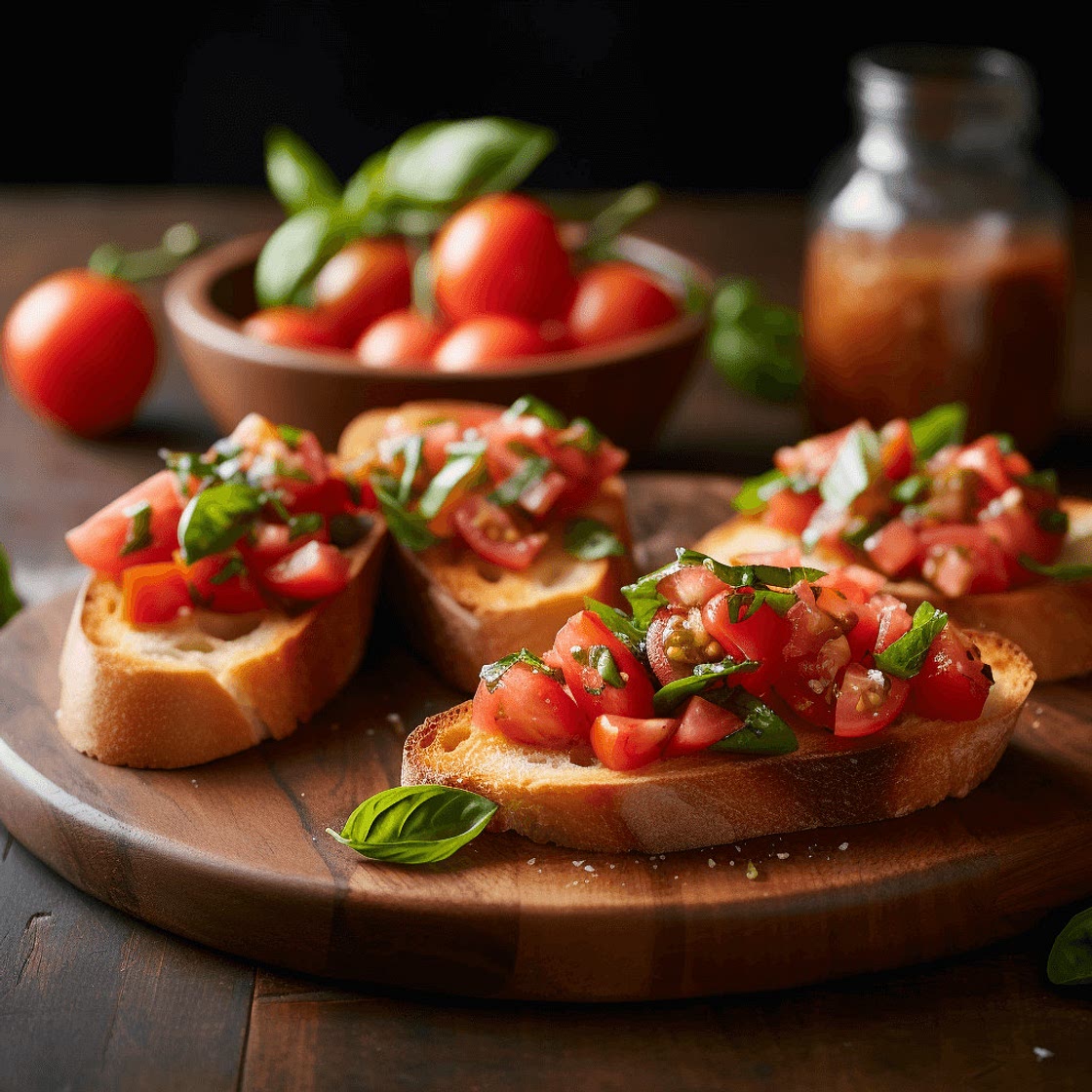 Bruschetta al Pomodoro e Basilico