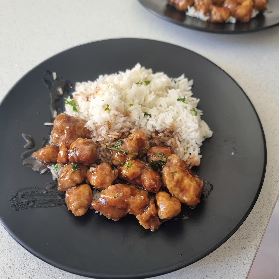 Pollo a la naranja