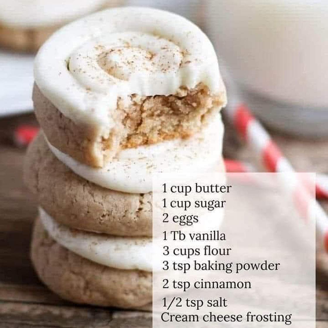 CINNAMON ROLL SUGAR COOKIES