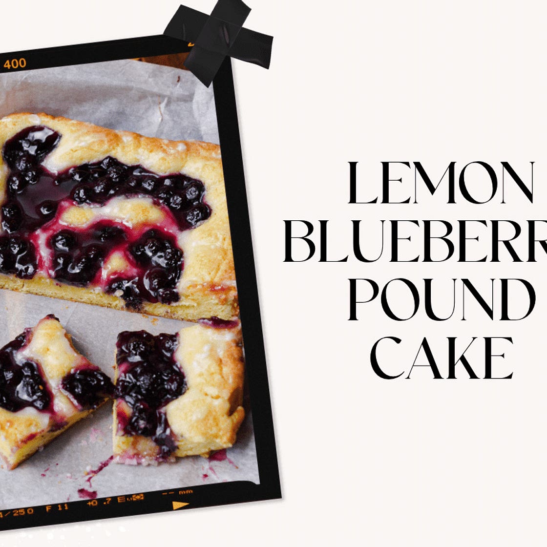 The Best Lemon Blueberry Pie Pound Cake Recipe