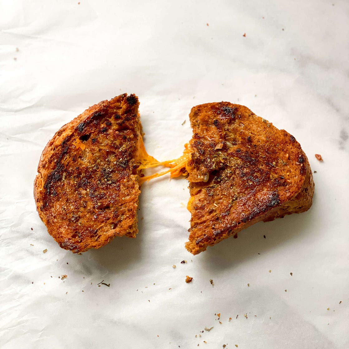 Low calorie grilled cheese