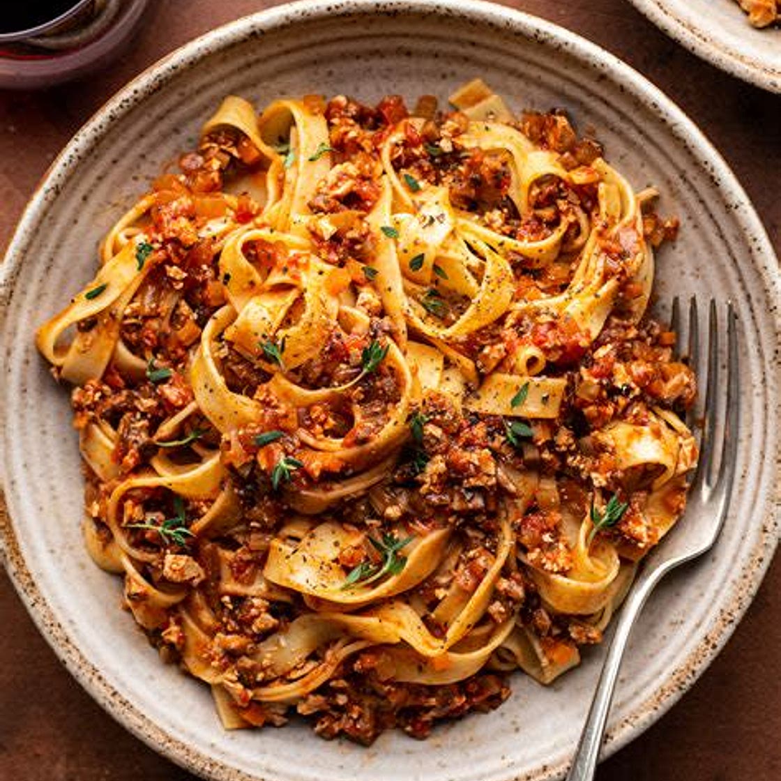 Vegetarian bolognese