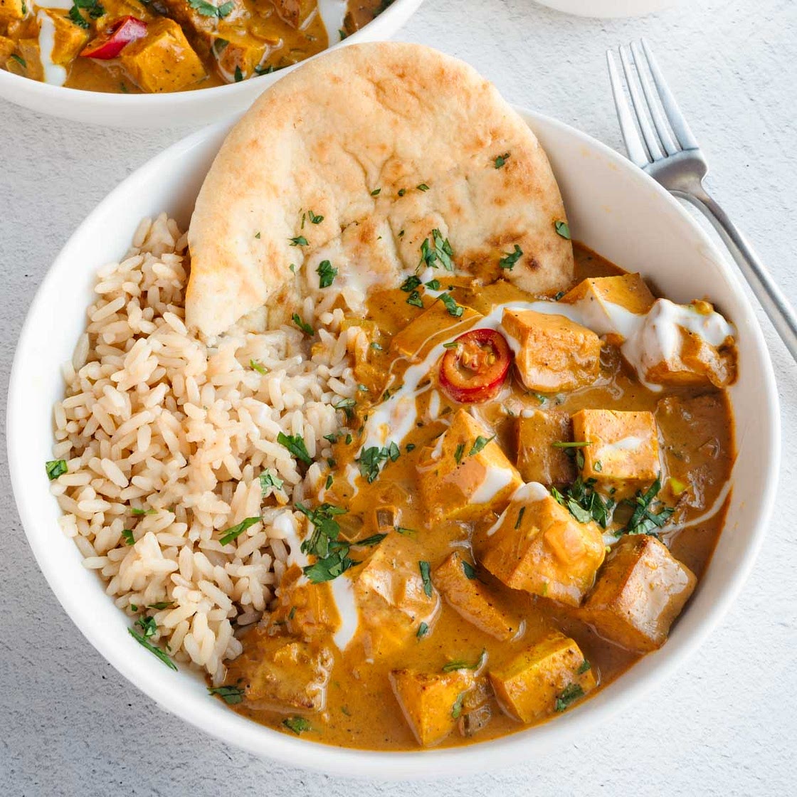 Easy Vegan Butter Chicken with Tofu