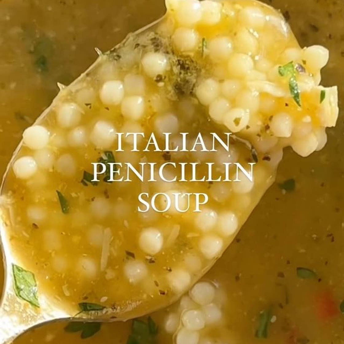 MY NANA’S ITALIAN PENICILLIN SOUP 🇮🇹🥣🤌