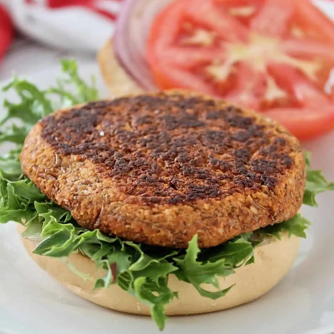 Mini Lentil Burgers for the Toaster Oven