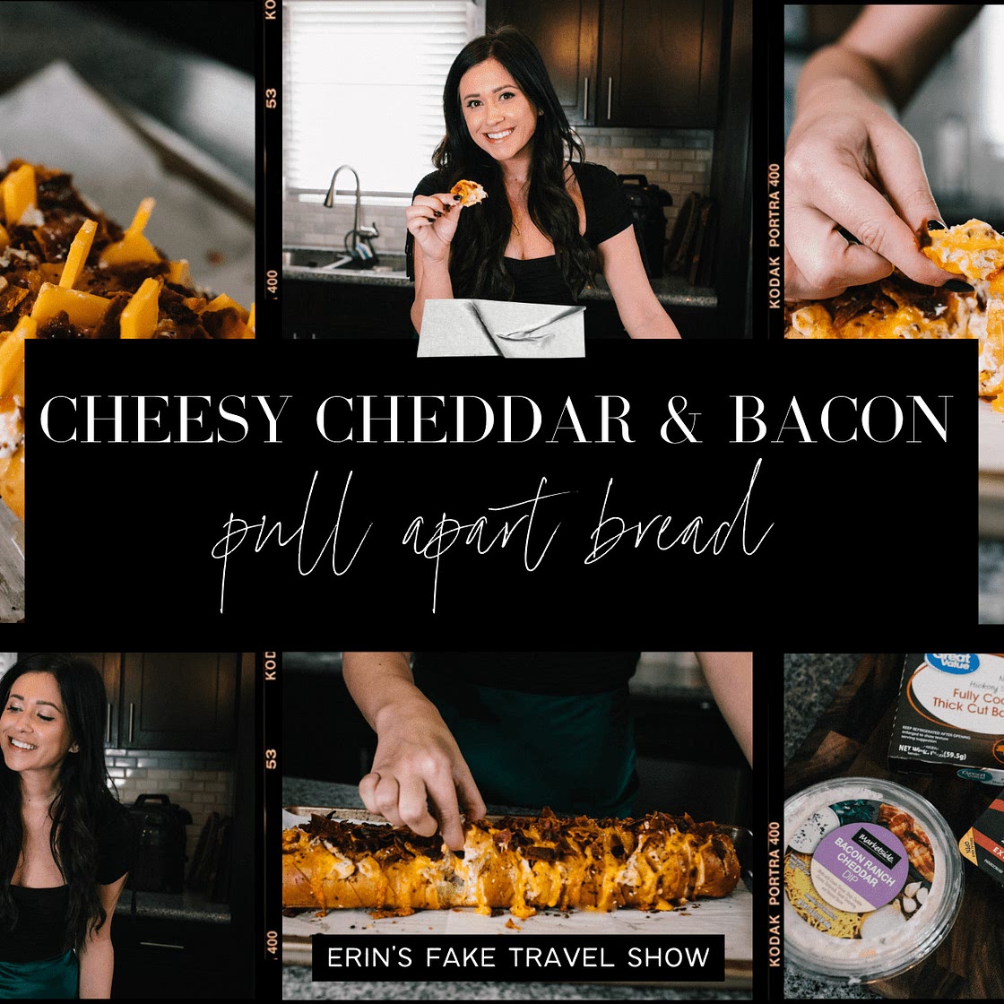 CHEESY CHEDDAR & BACON pull apart bread