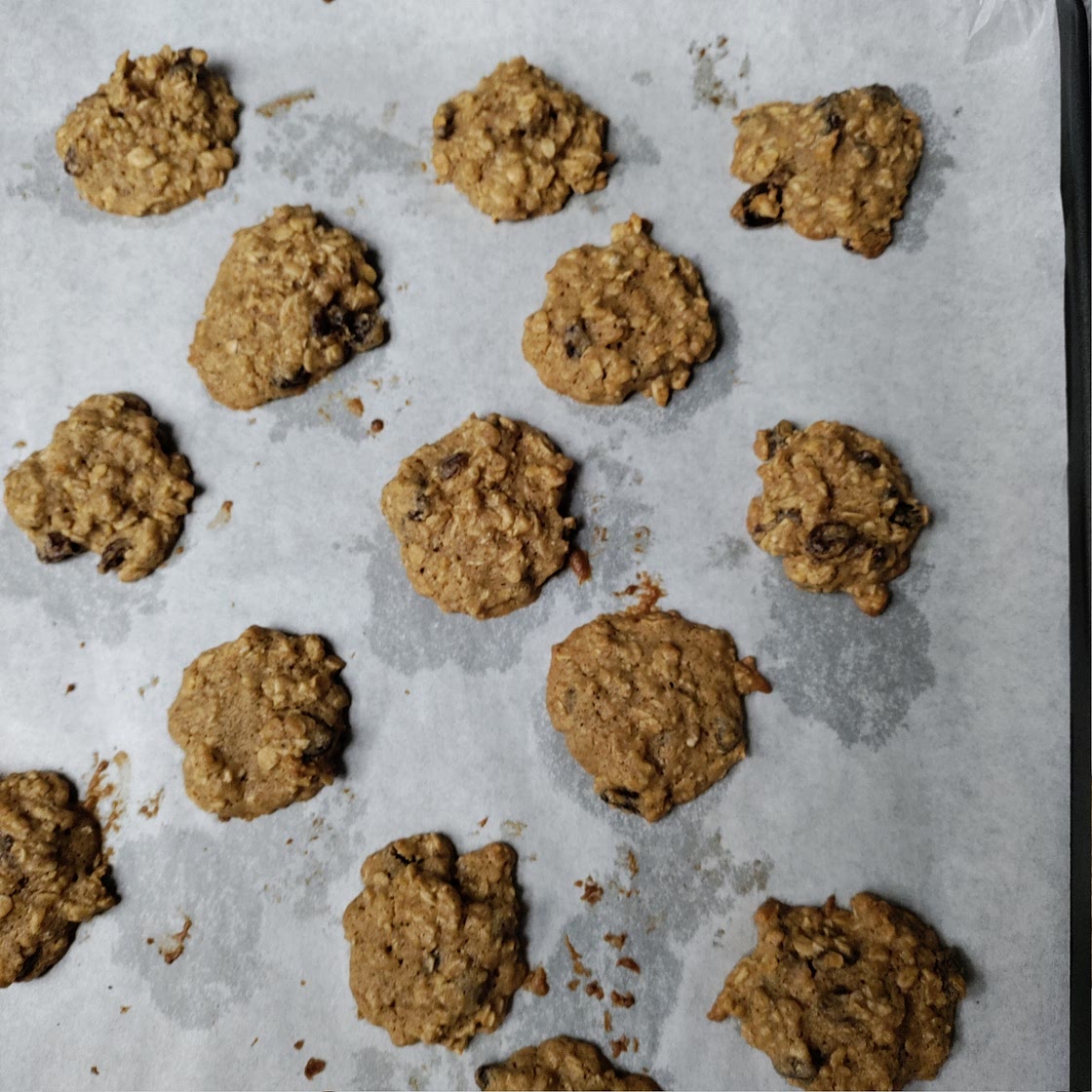 Soft and Chewy Oatmeal Raisin Cookies