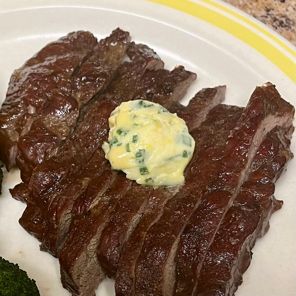 Compound Butter with Dijon and Chives