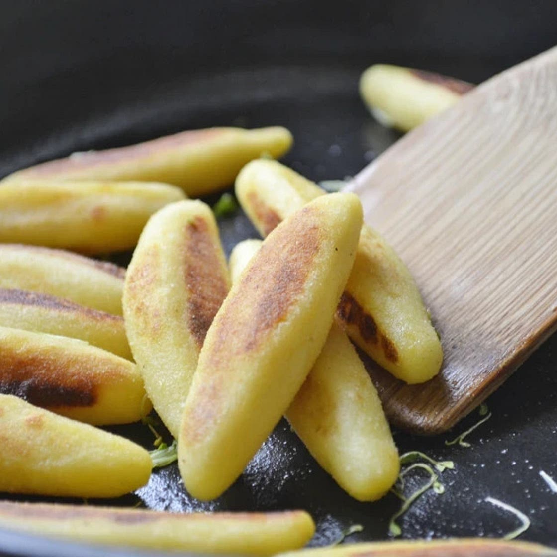 Kartoffelnudeln mit Pilzsoße