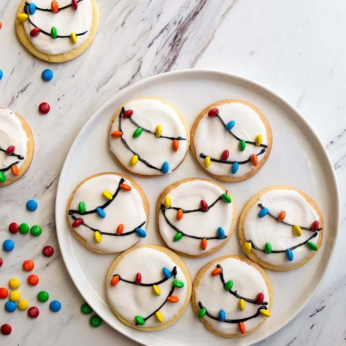 Christmas Lights Cookies