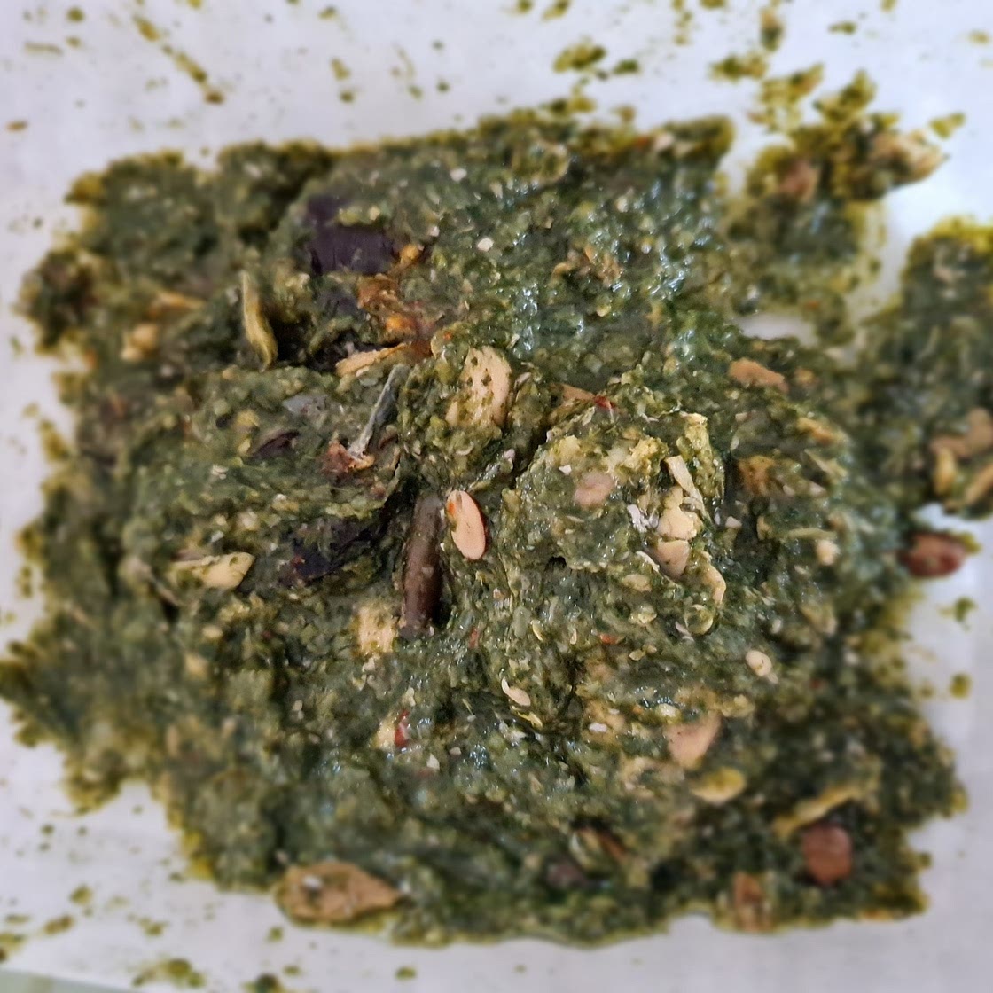 Okra and spinach (Ewedu) soup