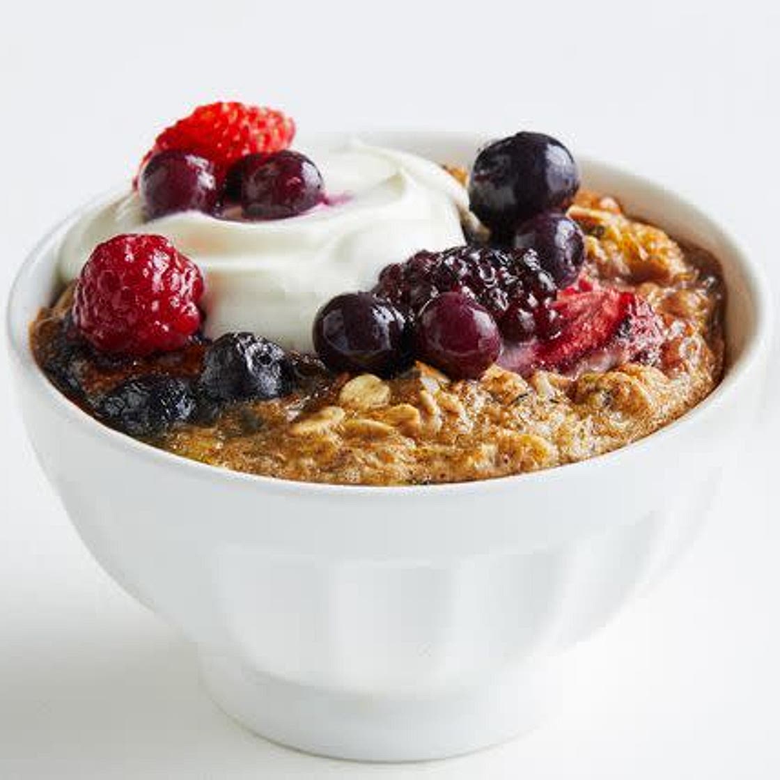 baked berry oats