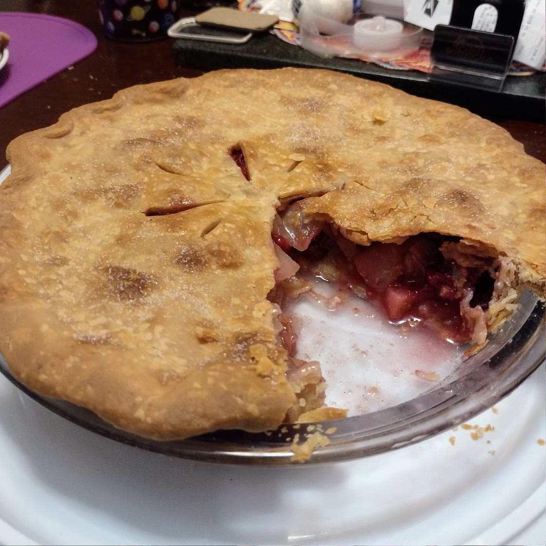 Cranberry Pear Pie