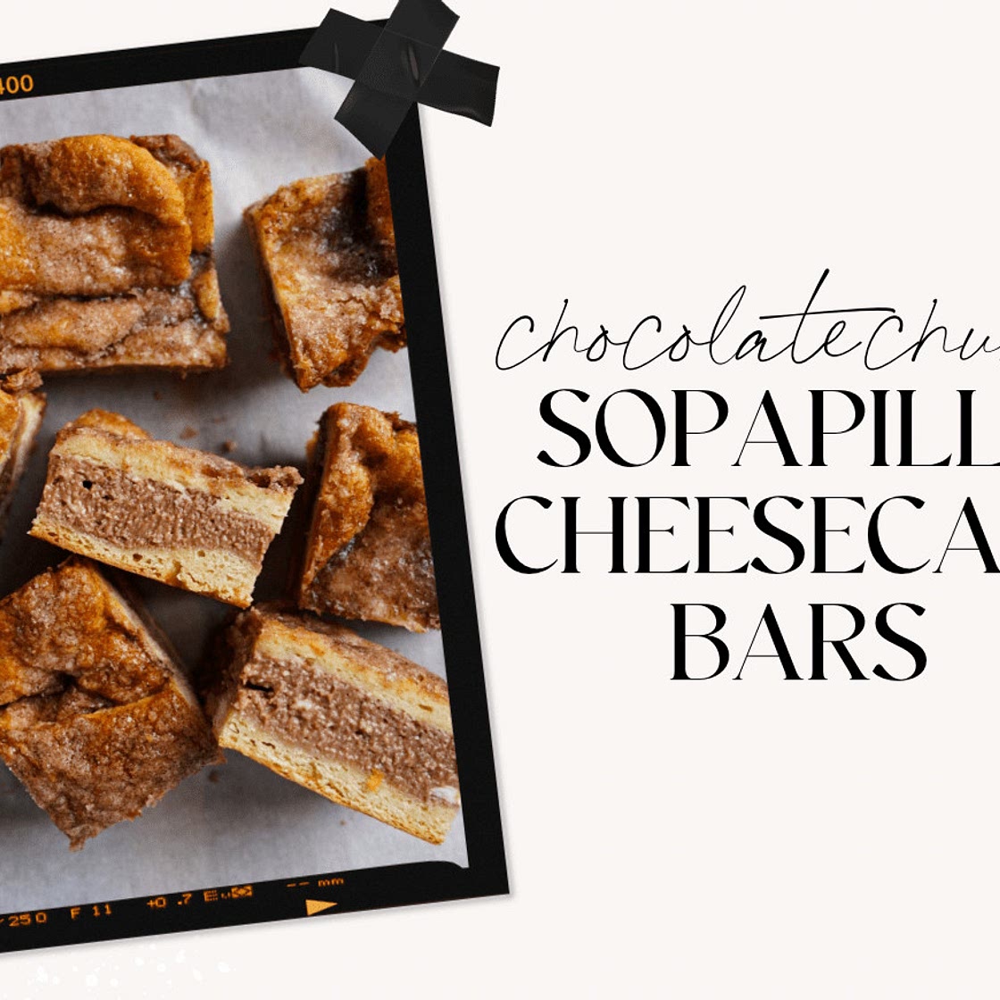 How to Make Chocolate Churro Sopapilla Cheesecake Bars