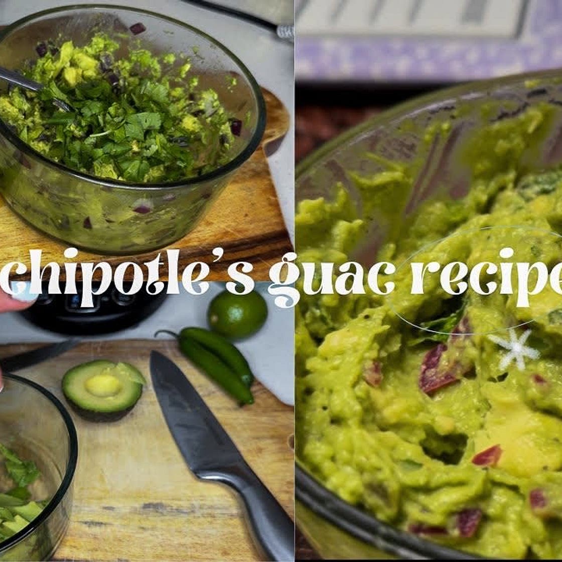 chipotle’s guac recipe