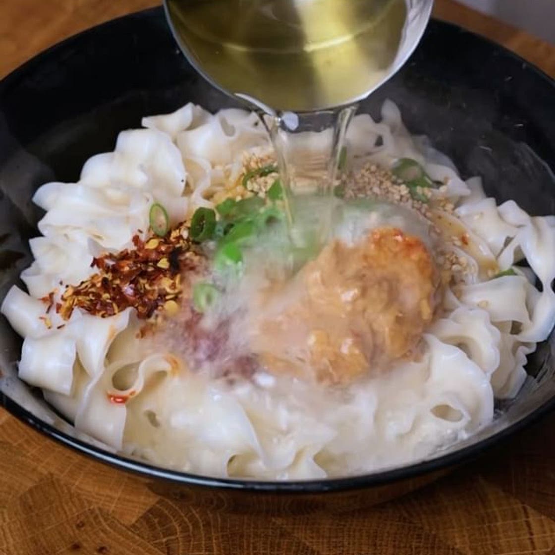 Korean Chili Oil Noodles in 5 minutes🔥