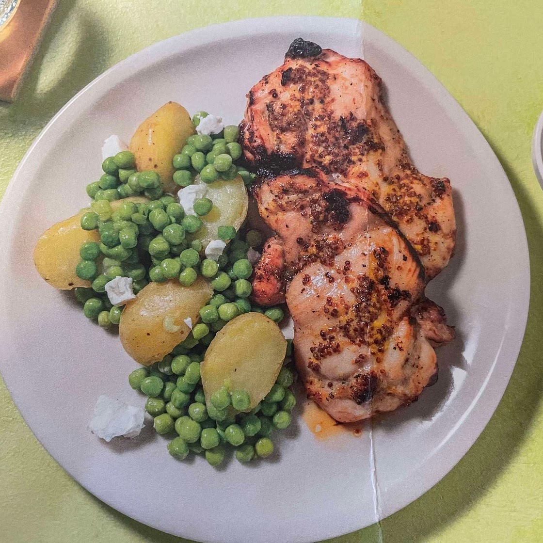 Honey mustard chicken