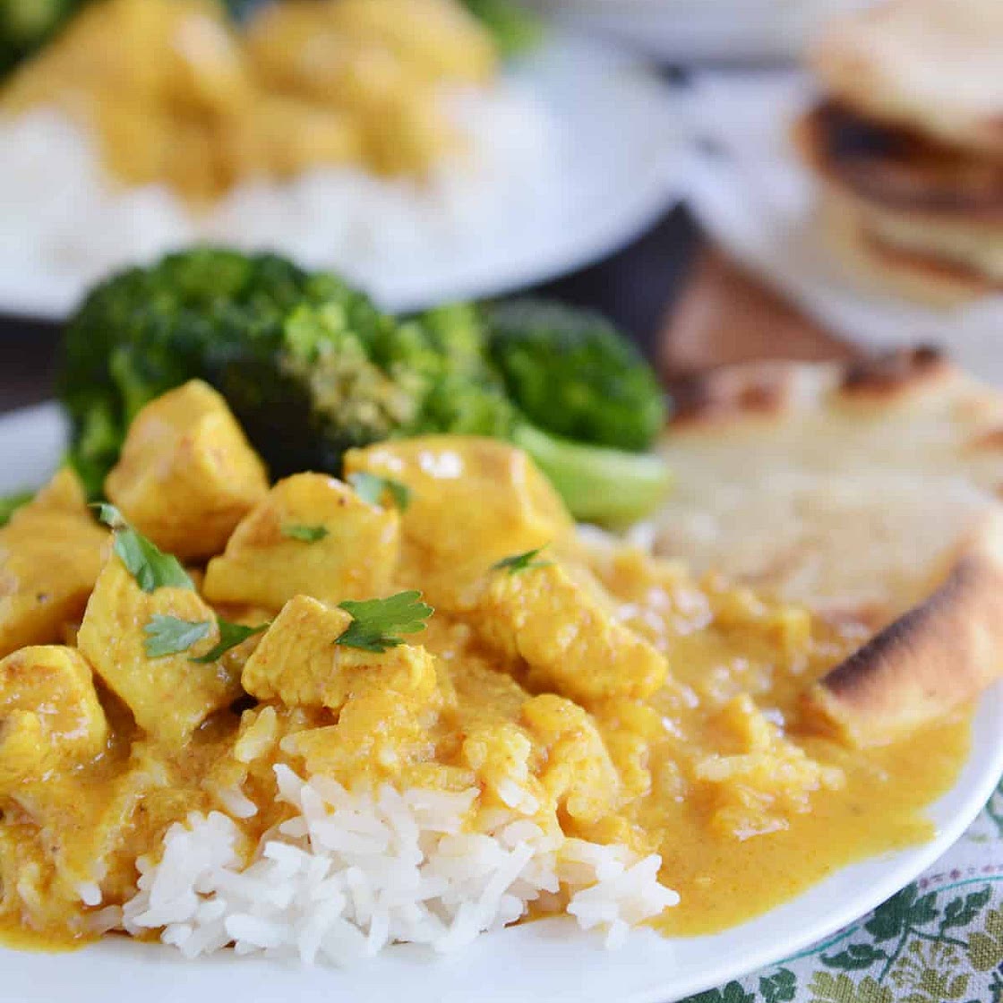 Mango Curry with Coconut Rice