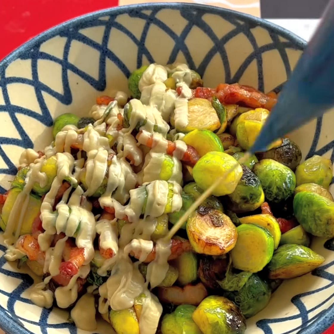 Bacon Anchoïade Brussel Sprouts