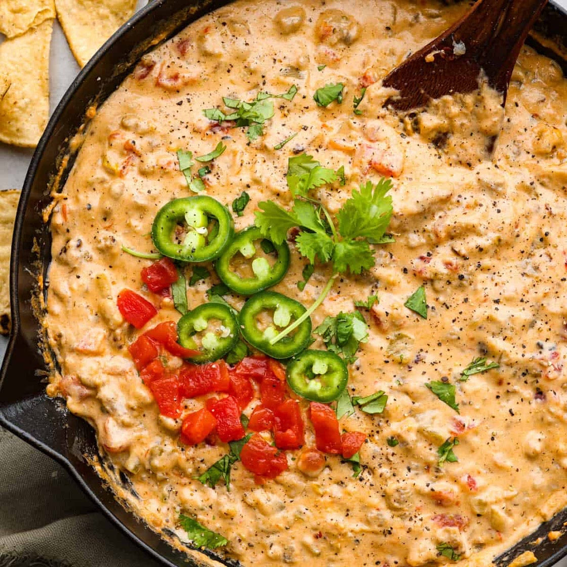  Cheesy Sausage Dip